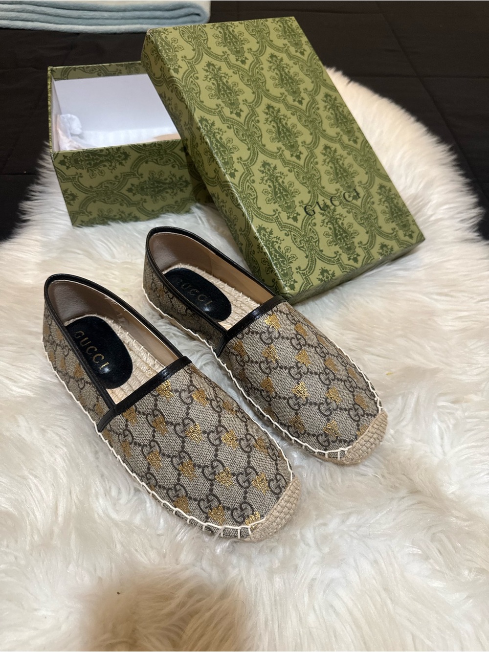 Women's Beige Monogram Espadrilles